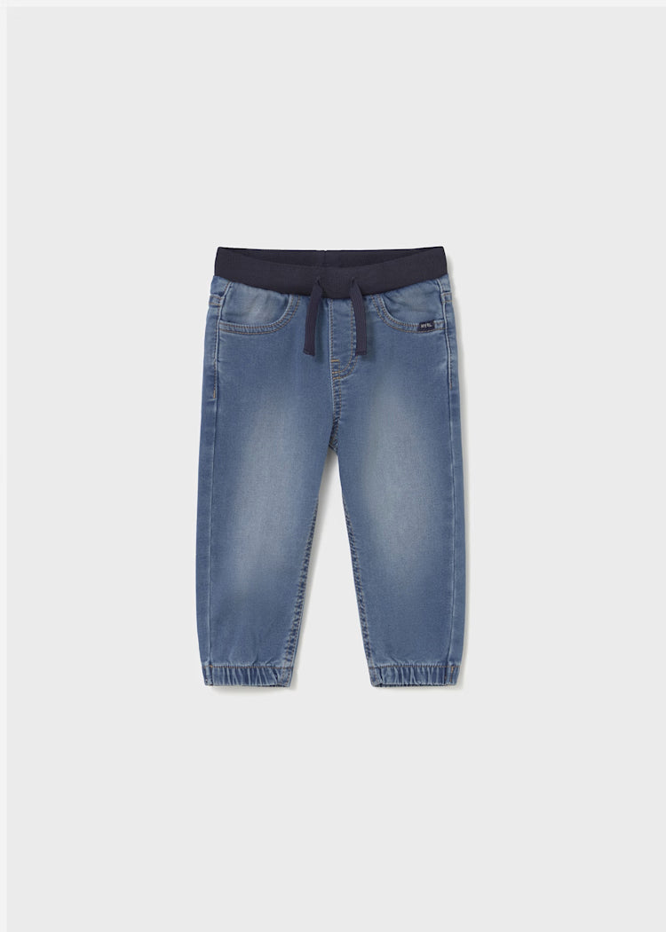 Mayoral - Soft Denim Jogger Pants