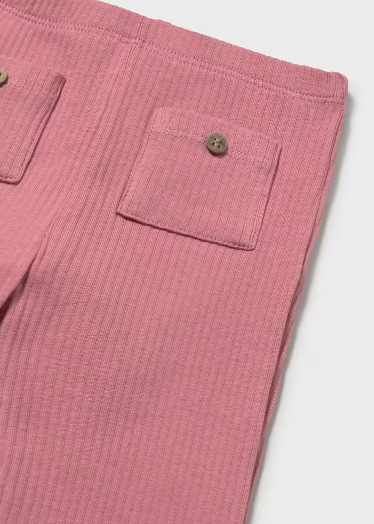 Mayoral - Blush Ribbed Flare Legging (1744)