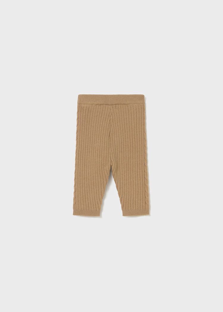 Mayoral - Heather Toffee Knit Leggings