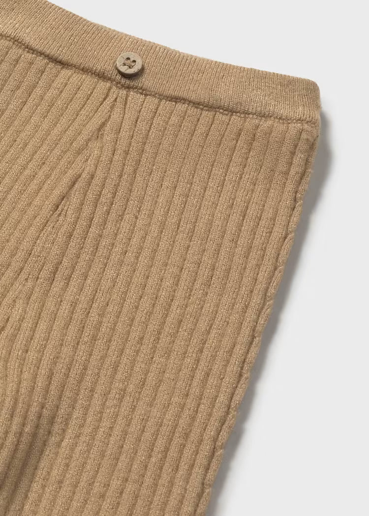 Mayoral - Heather Toffee Knit Leggings