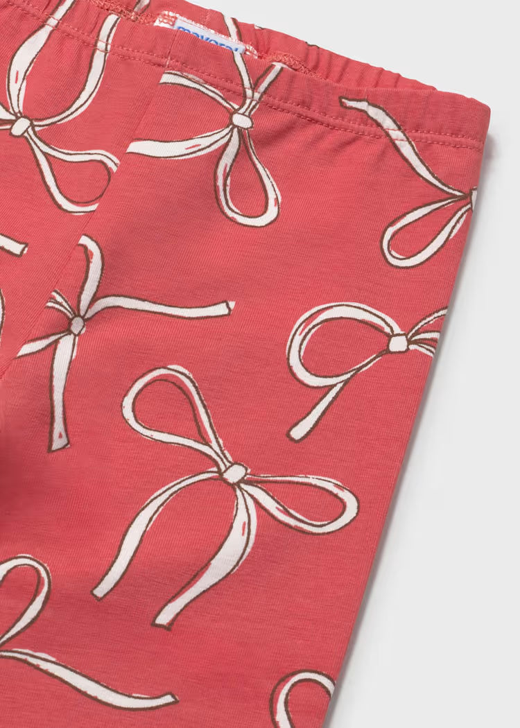 Mayoral - Bow Printed Leggings
