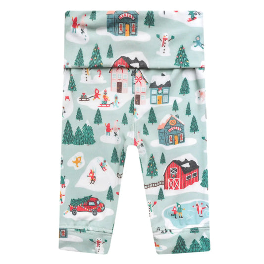 Copper Pearl - Snowy Slopes Baby Pants