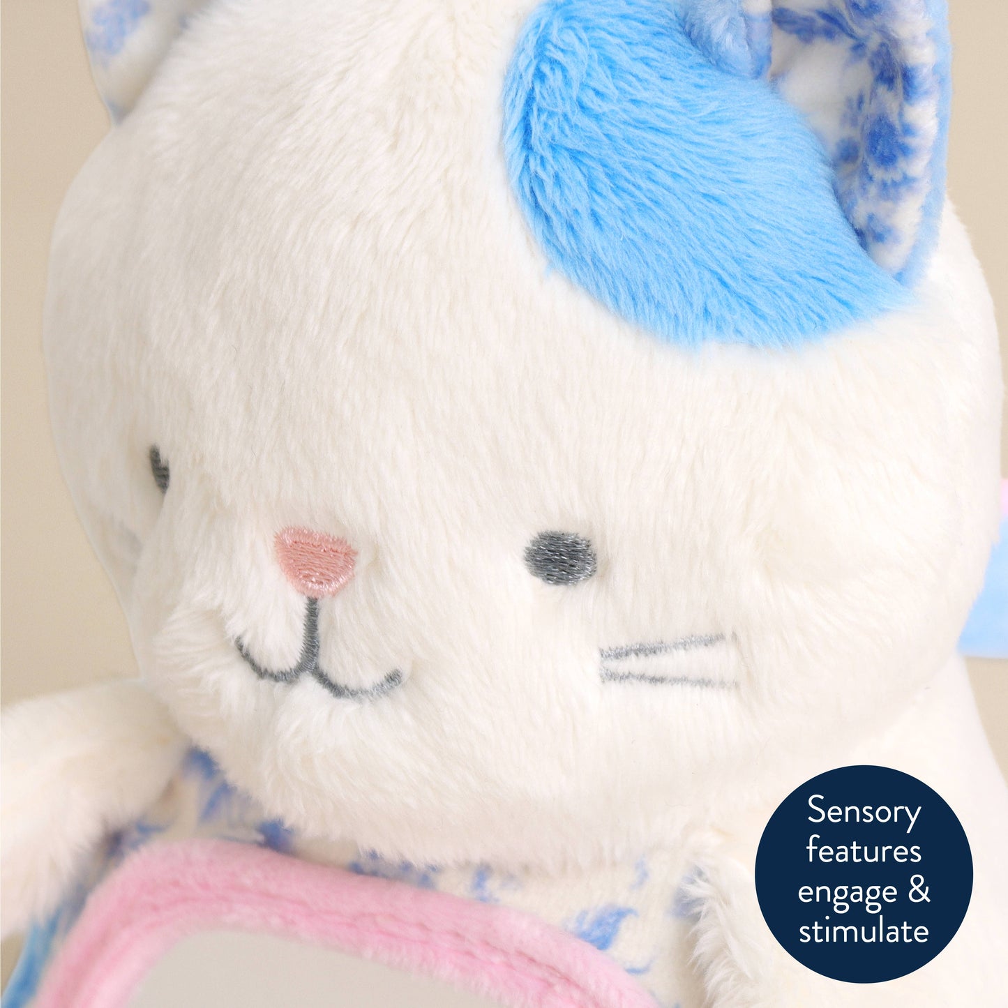 Itzy Ritzy - Itzy Bitzy Mirror™ Sensory Tummy Time Mirror - Kitty