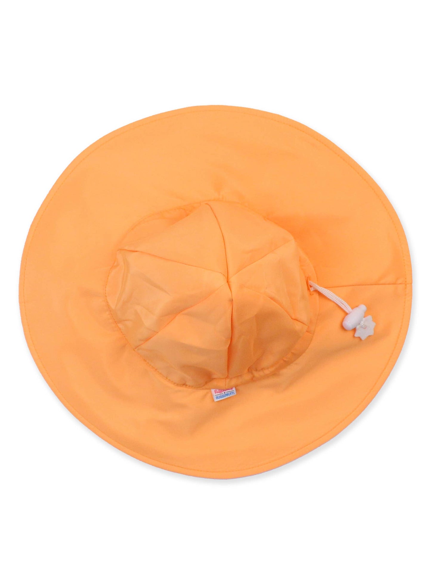 RuffleButts + RuggedButts - Kids Neon Orange Sun Protective Hat: Orange