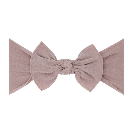 Baby Bling Bows - Original Knot headband: Raisin