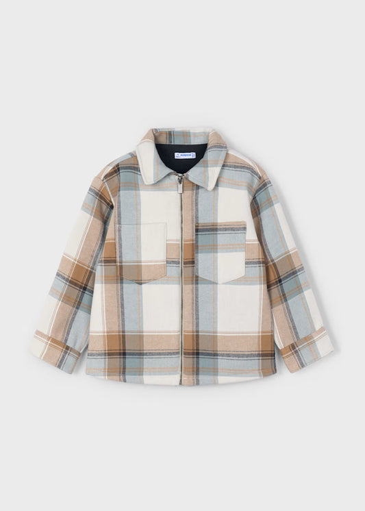 Mayoral - Check Zip Jacket