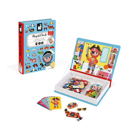Janod - Magneti'book - Boy's Costumes