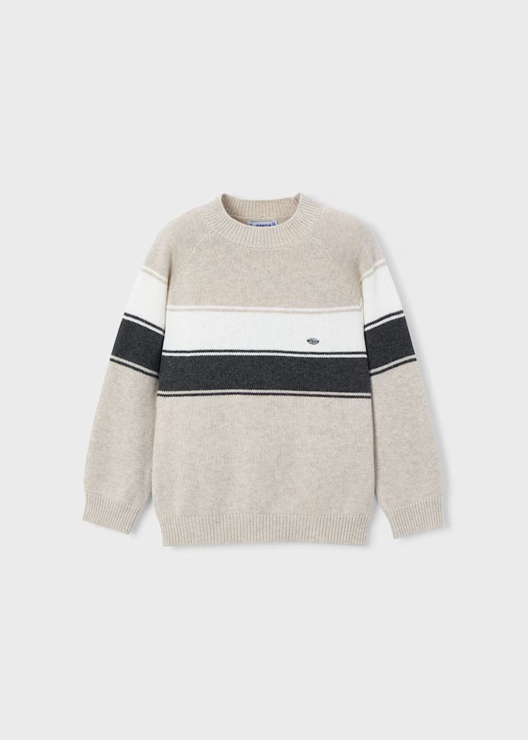 Mayoral - Striped Knit Sweater