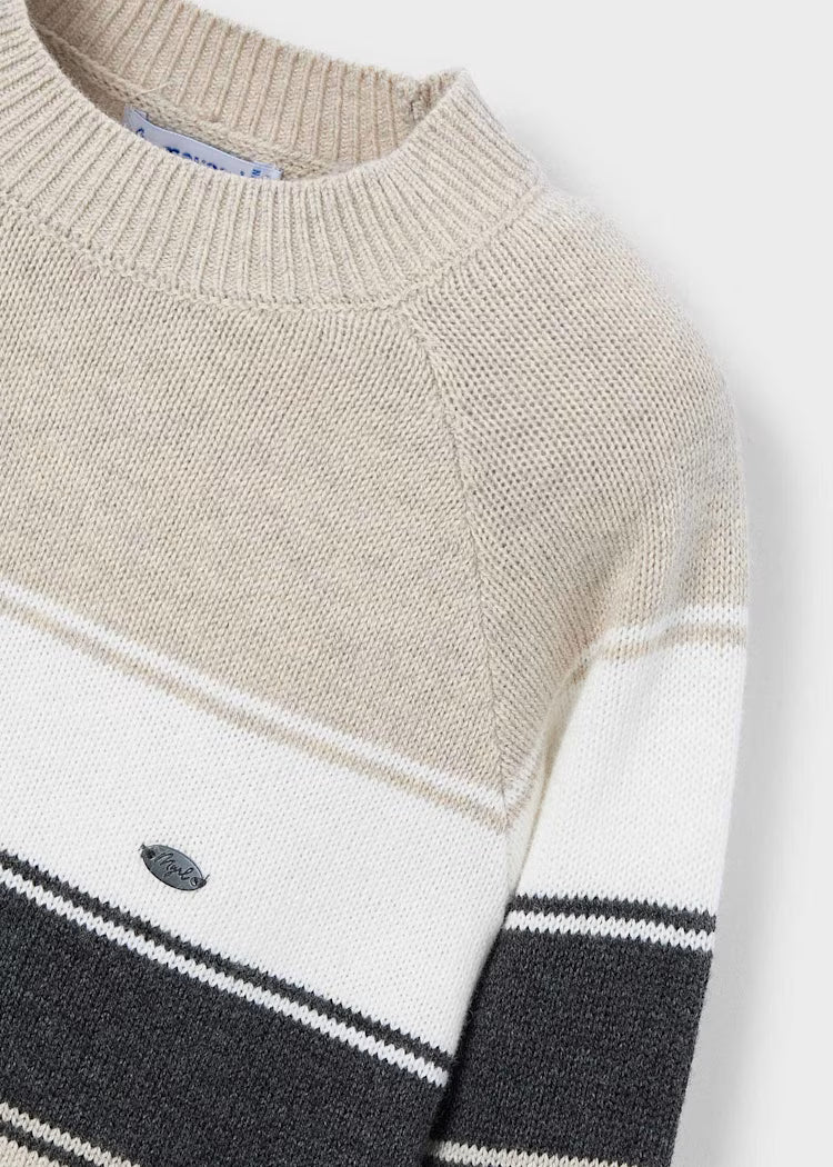 Mayoral - Striped Knit Sweater