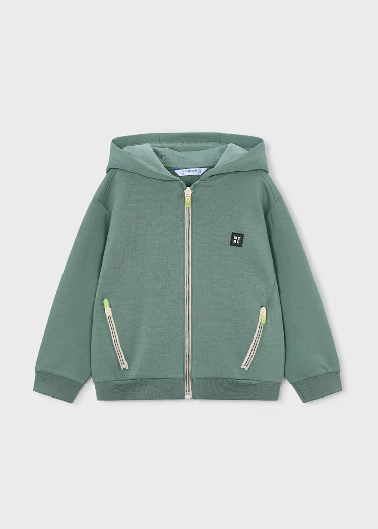 Mayoral - Green Zipper Sweatshirt (3442)