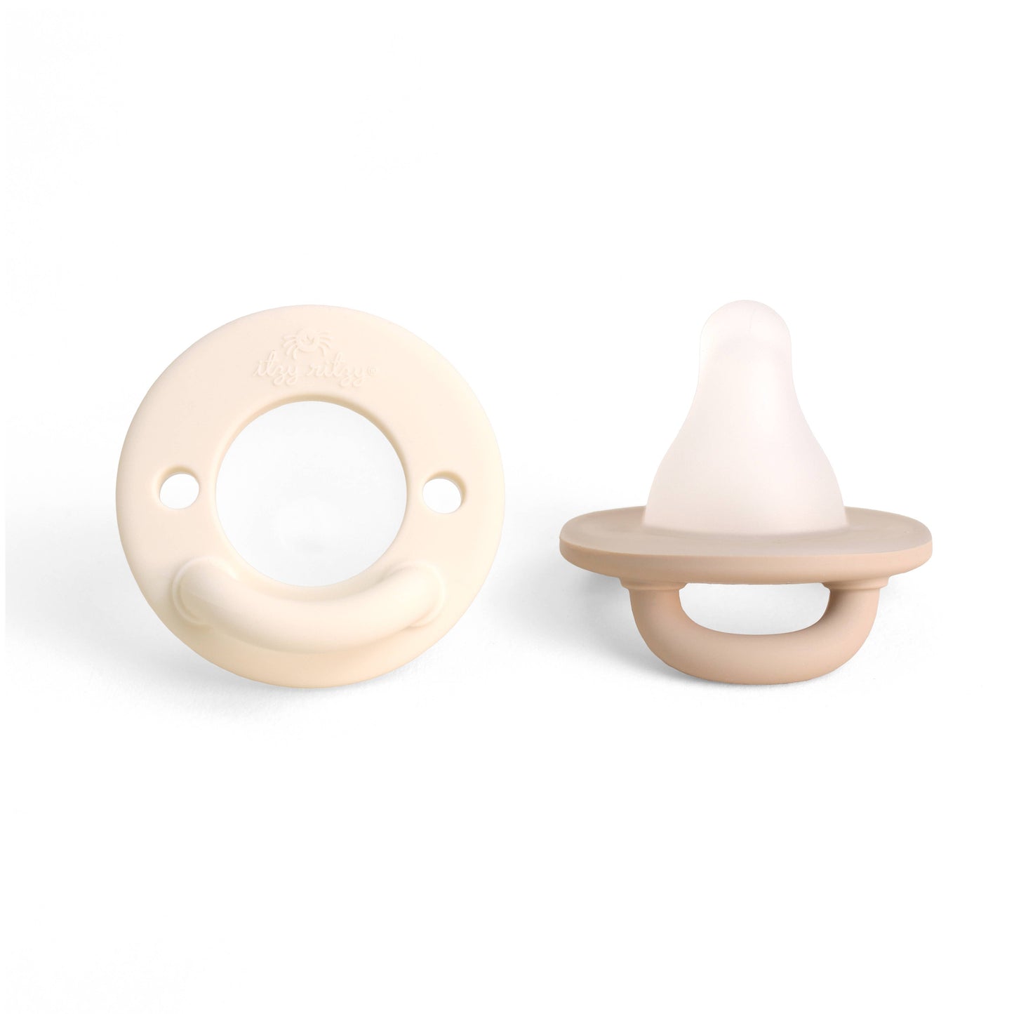 Itzy Ritzy - Latch & Soothe™ Breastlike Pacifier - Taupe