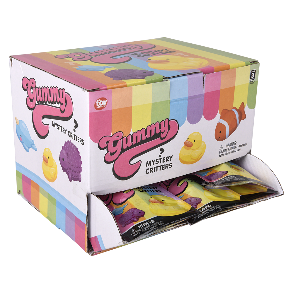 The Toy Network - (T) 1.5" GUMMY ANIMAL BLIND BAG