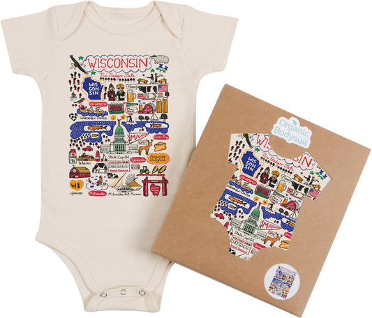 Morado Designs - Wisconsin Boutique Map Art Infant & Toddler Tee