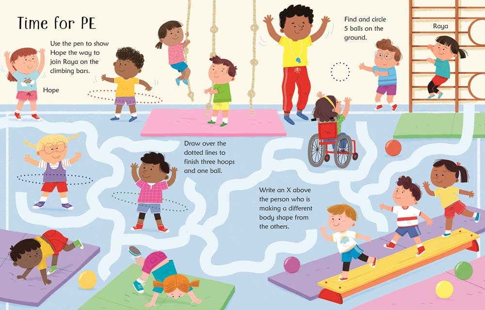 HarperCollins - Wipe-Clean Starting School Activities : Usborne