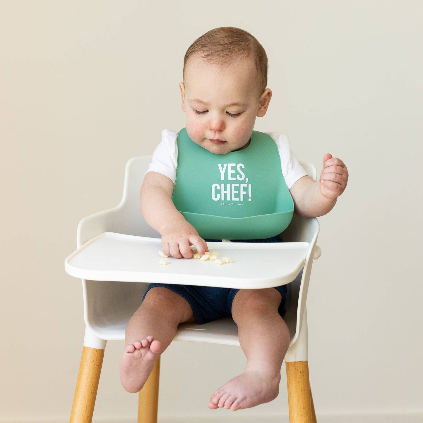 Bella Tunno - Yes Chef Wonder Bib: Green