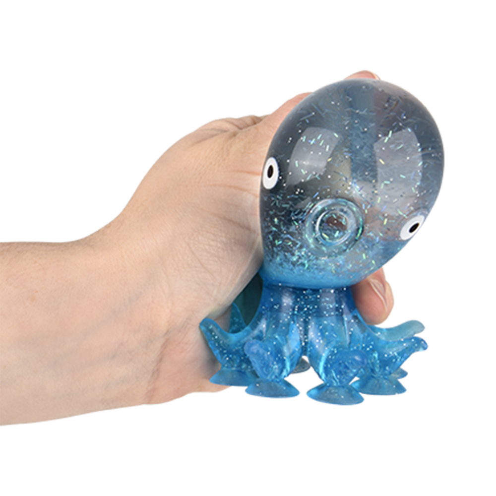 The Toy Network - (T) 3.5" WATER FILLED SUCTION OCTOPUS