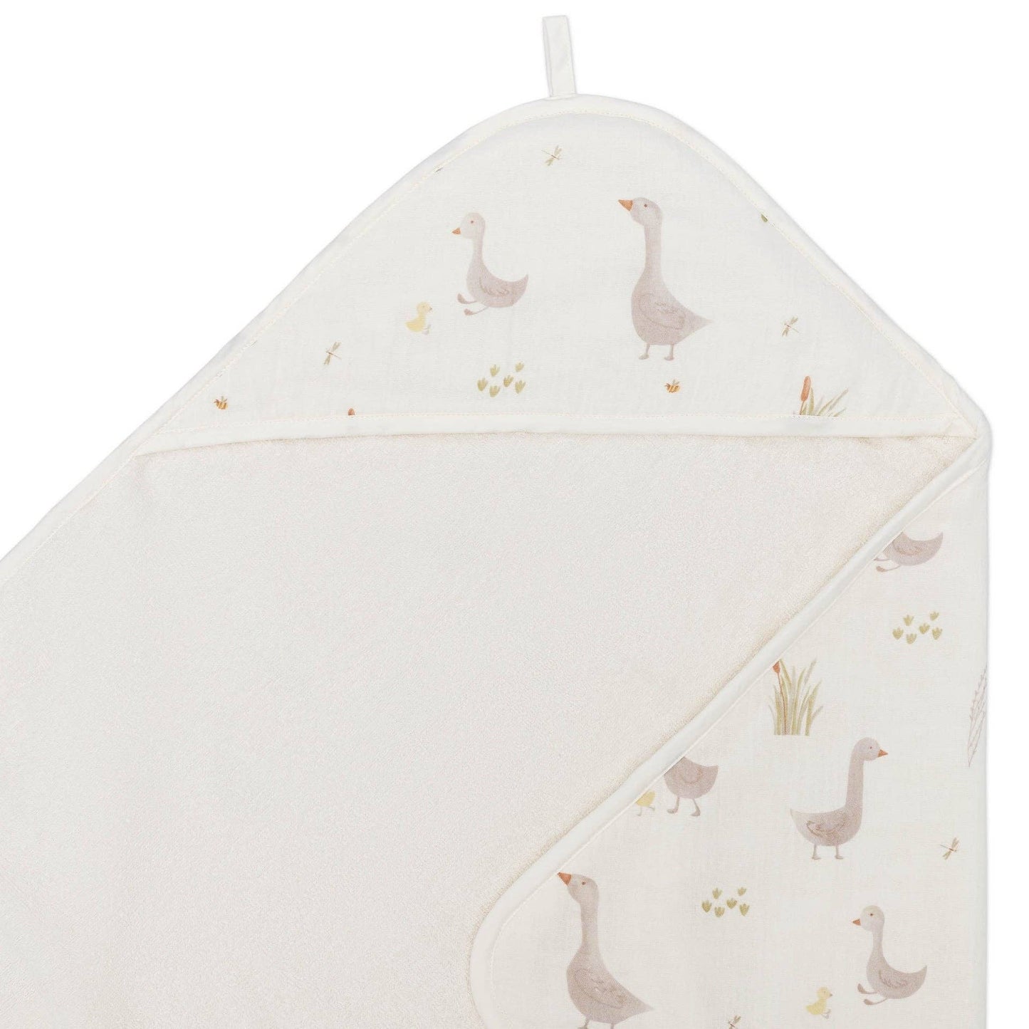Crane Baby - Charlie Farmhouse Goose HT/Wash Cloth Set