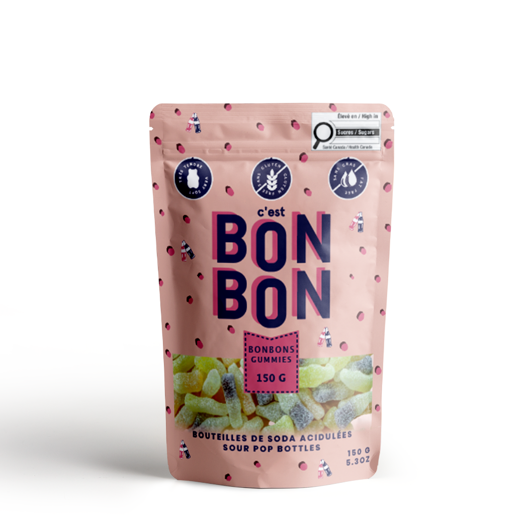 La boîte à bonbons - Sour Pop Bottles - Gummy Candies