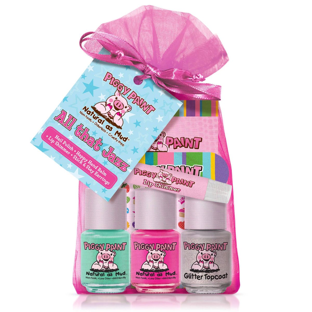 Piggy Paint - All that Jazz Gift Set Non-Toxic Kids Nail Polish