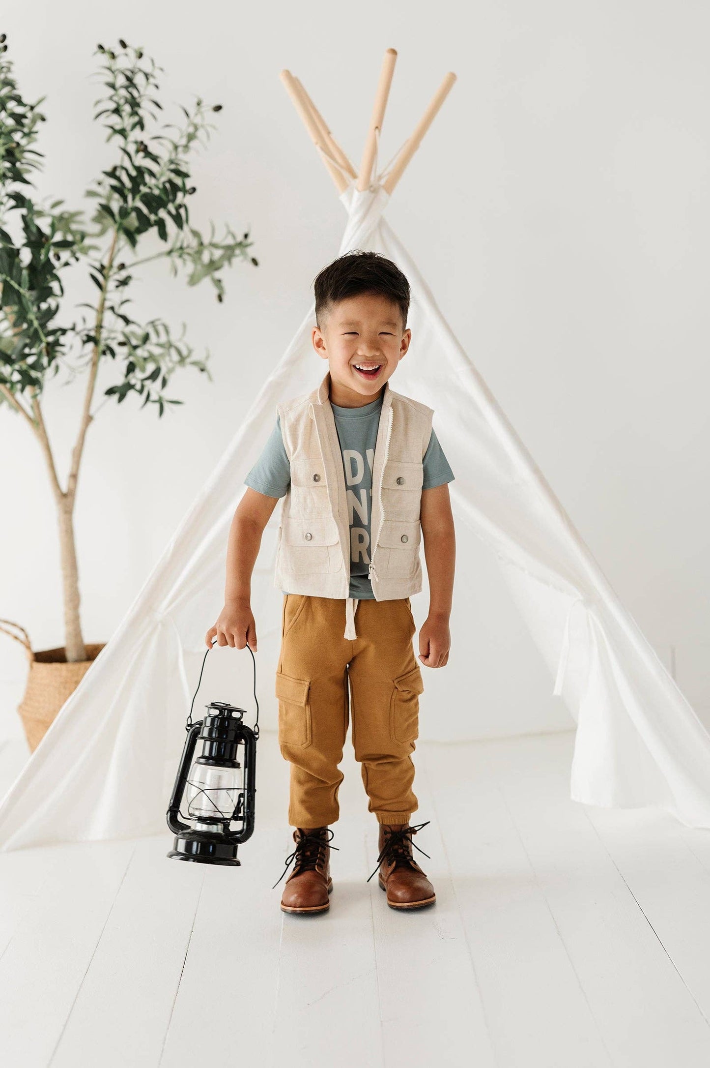 babysprouts clothing company - Cargo Pant: Toffee