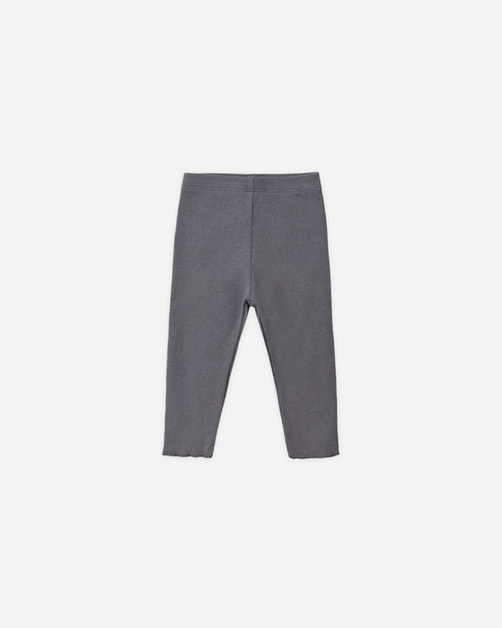 Quincy Mae - Ribbed Legging || Midnight