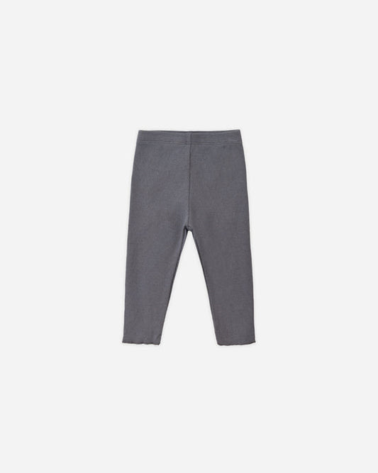 Quincy Mae - Ribbed Legging || Midnight