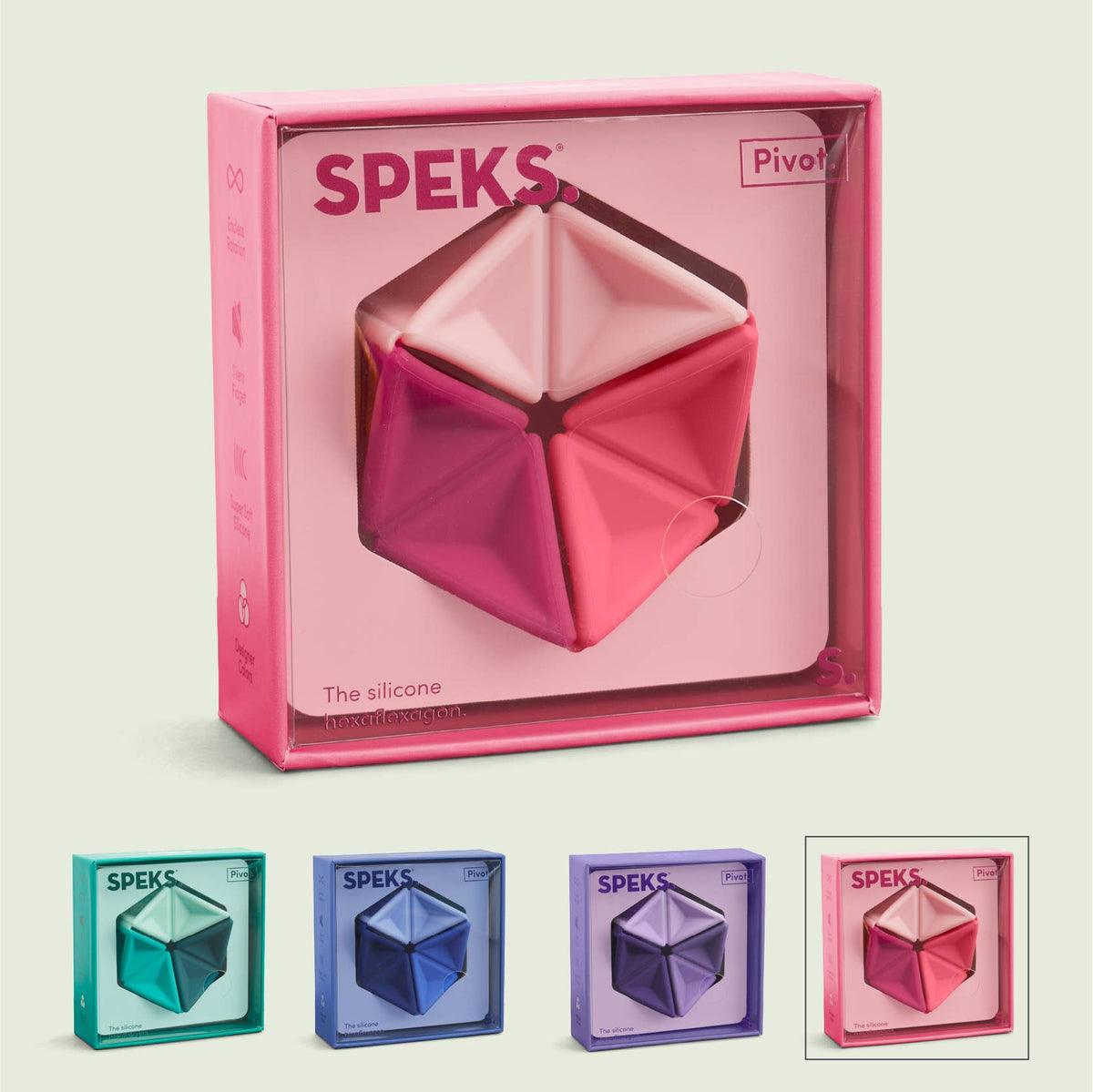 Speks - Pivot Silicone Flexagon