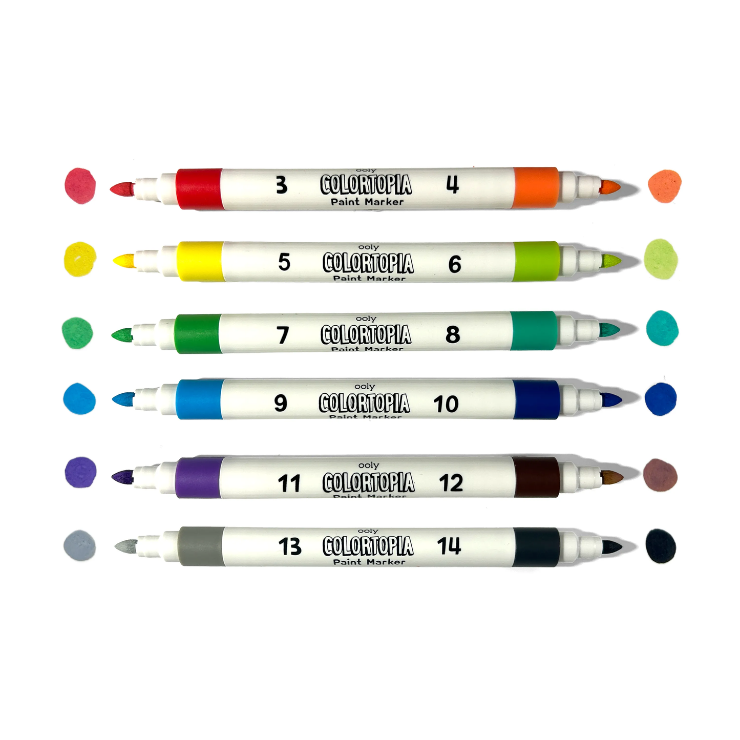 OOLY - Colortopia: Paint Marker By Number Kit - Epic Adventures