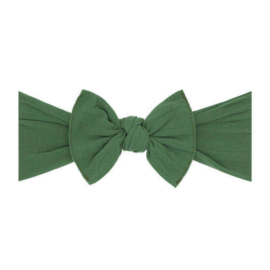 Baby Bling Bows - Baby Bling® The Original Knot soft nylon headband: Hunter