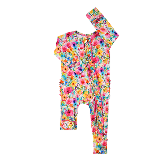 Gigi and Max - Ariana Ruffle Zip Bamboo One Piece