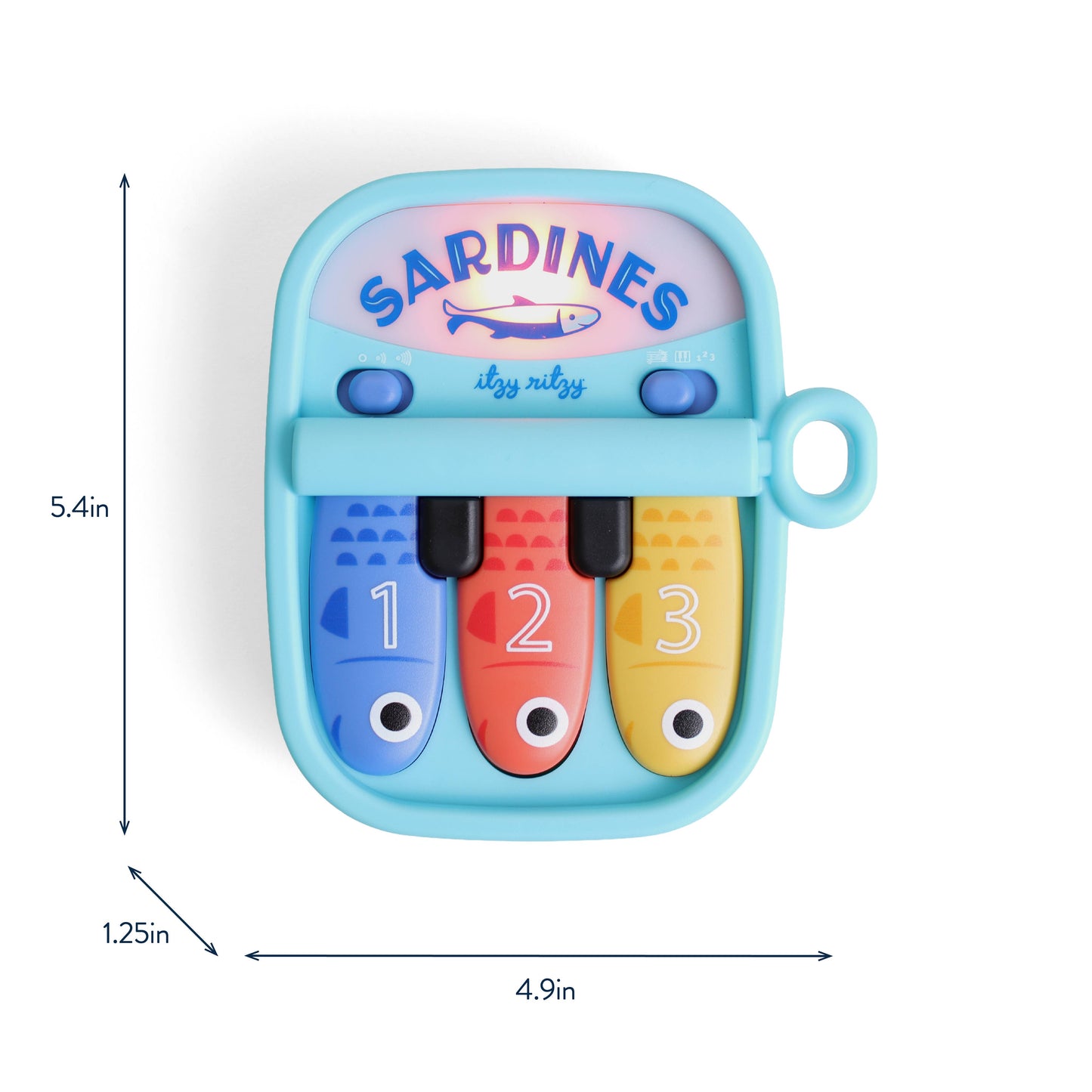 Itzy Ritzy - Bitzy Tunes™ Sardines - Light-up Interactive Piano Toy
