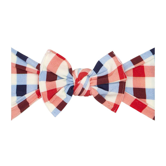 Baby Bling Bows - PRINTED KNOT: summertime check