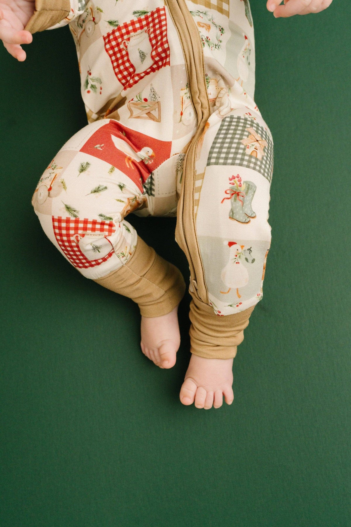 Little One Shop - Country Christmas Bamboo Sleeper PJ
