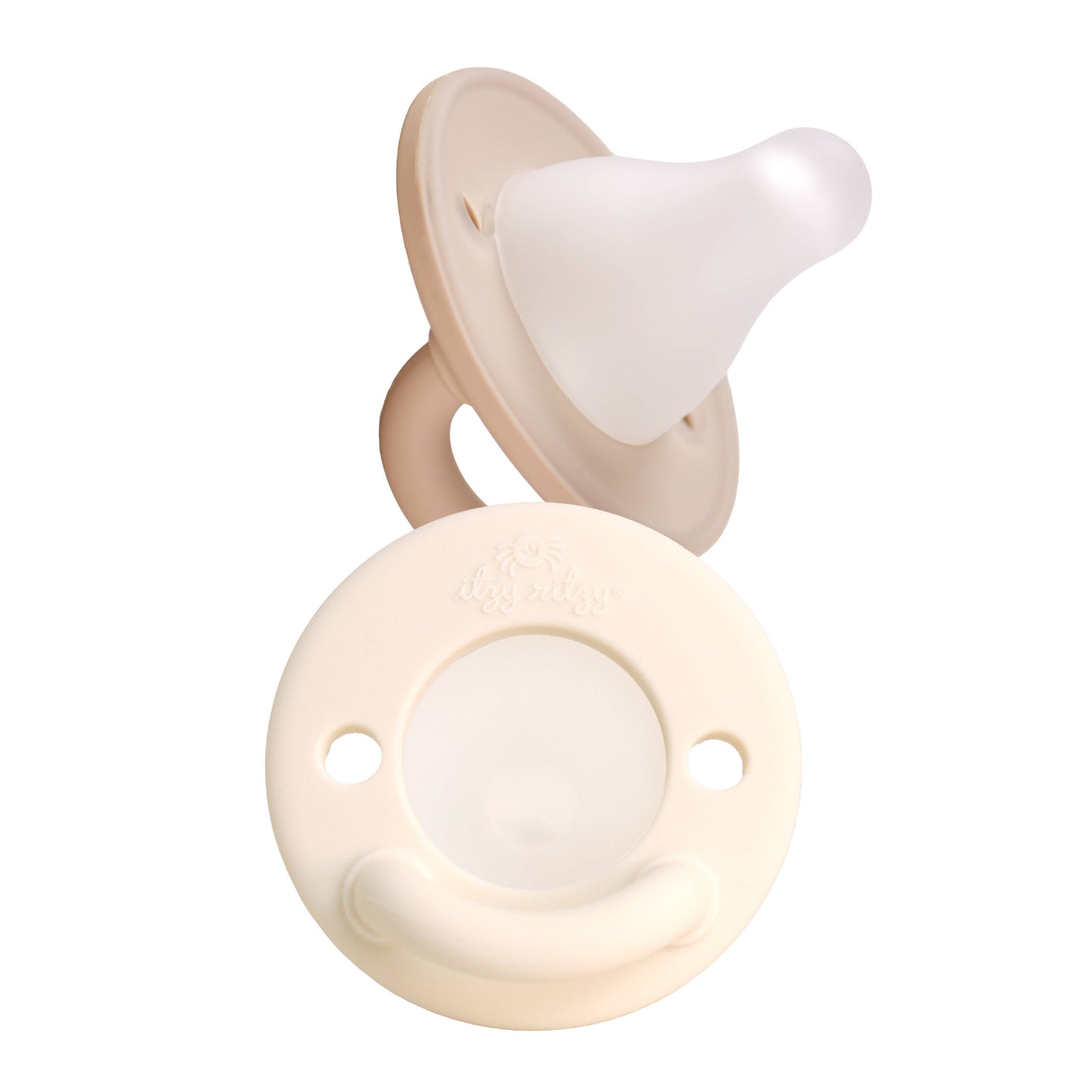 Itzy Ritzy - Latch & Soothe™ Breastlike Pacifier - Taupe