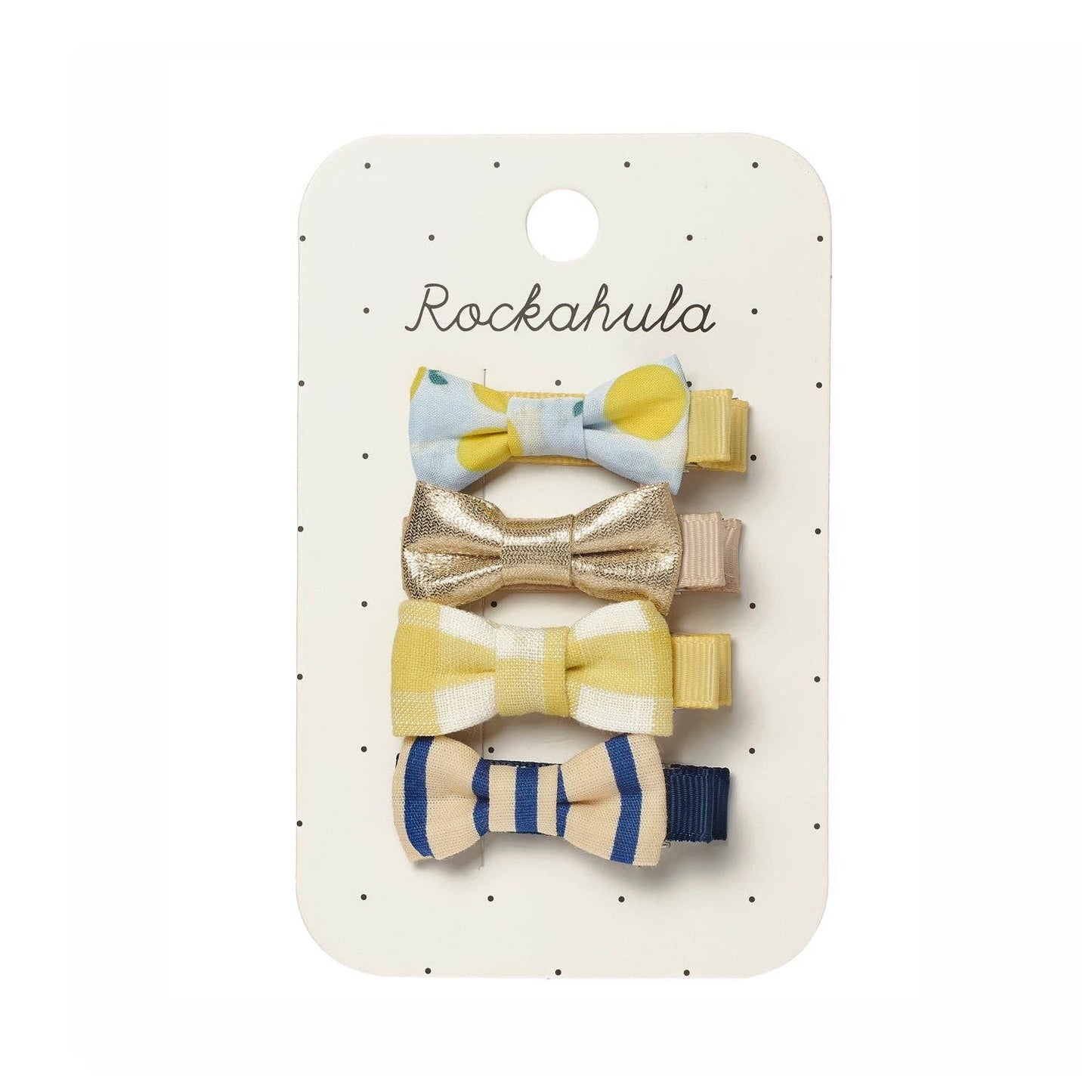 Rockahula Kids US - Lemon Drop Mini Bow Clip Set