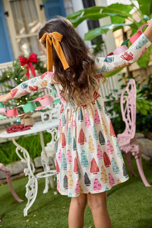 Pink Chicken - Bottle Brush Trees | Lame Steph Dress