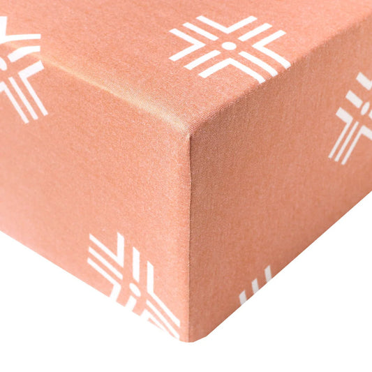 Copper Pearl - Mesa Premium Knit Fitted Crib Sheet