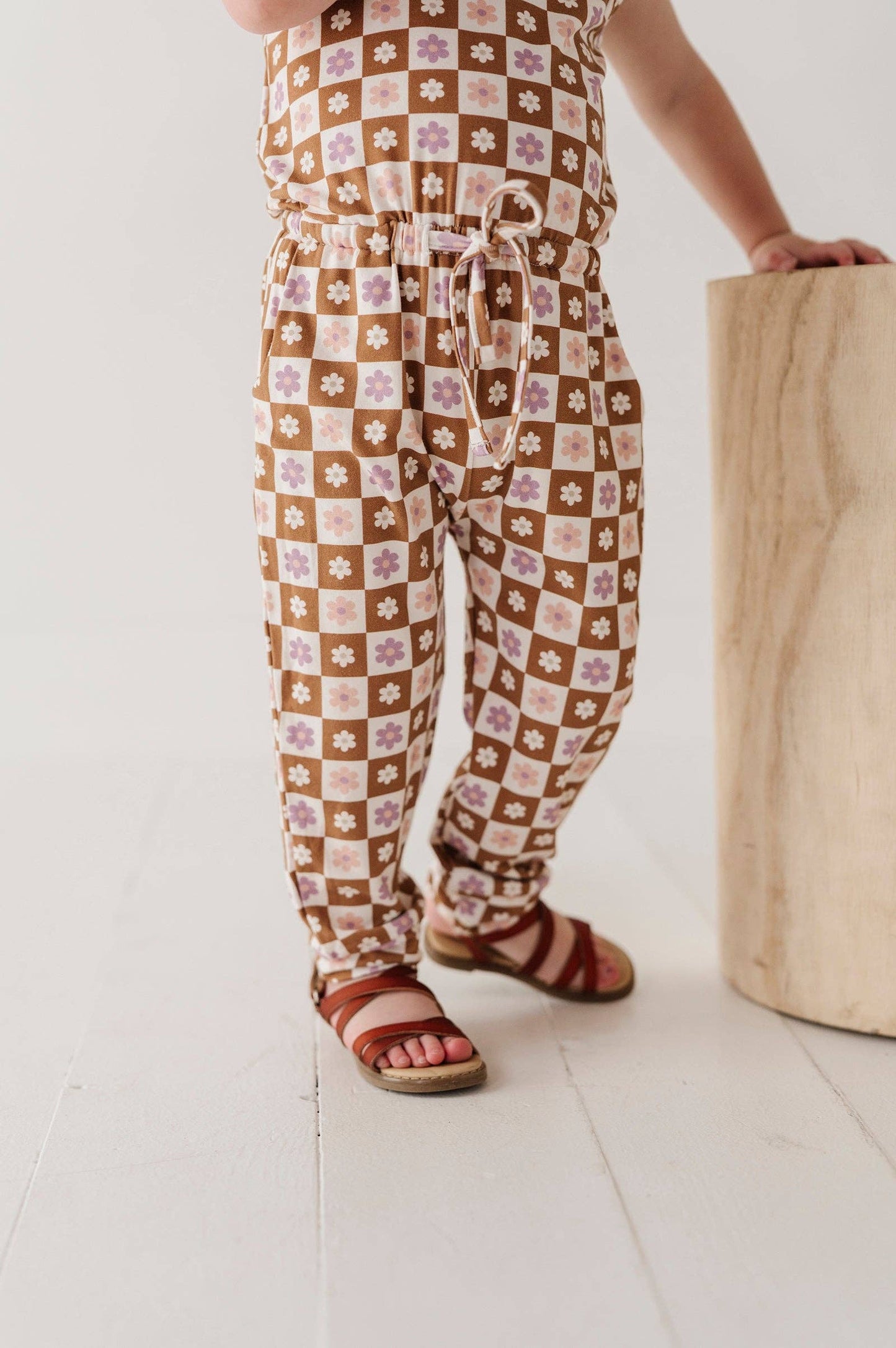 babysprouts clothing company - Checker in Retro Daisy Jumper