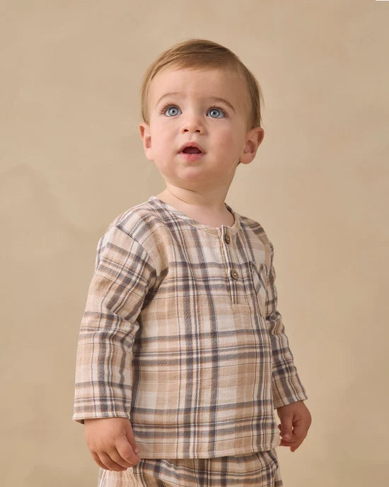 Quincy Mae - Rory Shirt || Fall Plaid
