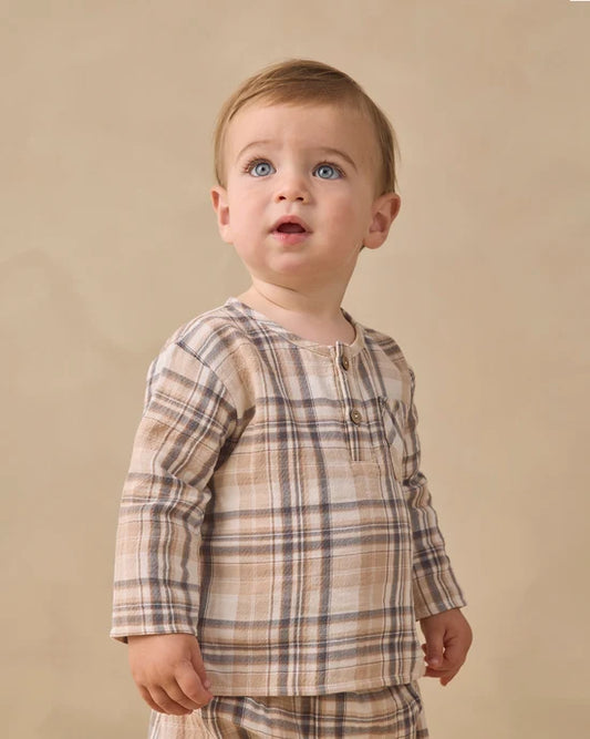 Quincy Mae - Rory Shirt || Fall Plaid