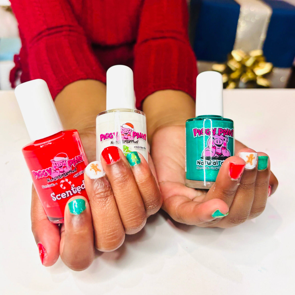 Piggy Paint - Scented Peppermint Piggy Non-Toxic Kids Nail Polish