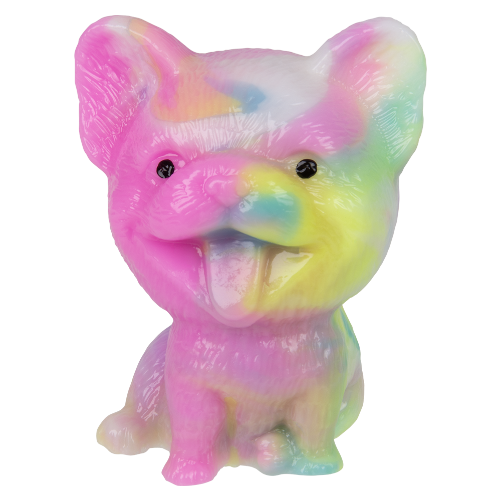 The Toy Network - (T) 2.75" STICKY RAINBOW CORGI