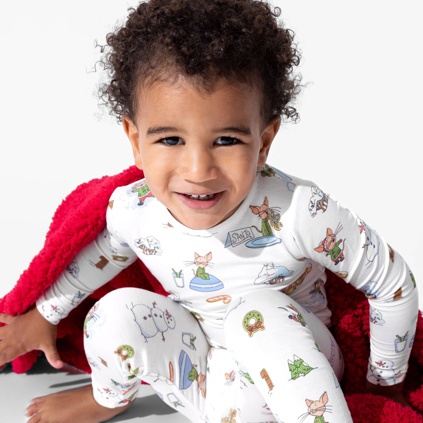 Bellabu Bear - If You Give A Mouse A Cookie Christmas Bamboo Kids Pajamas