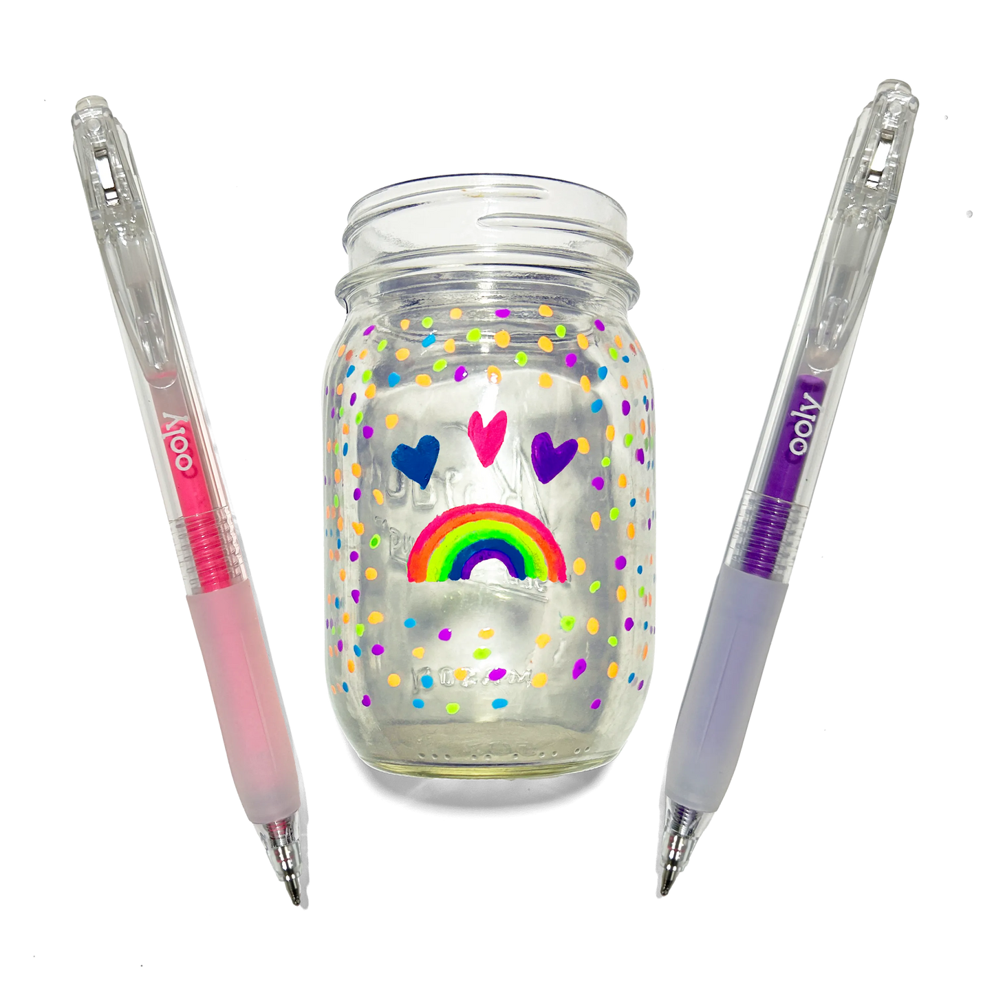 OOLY - Jelly Gloss: Neon Multi-Surface Deco. Gel Pens (Set of 6)