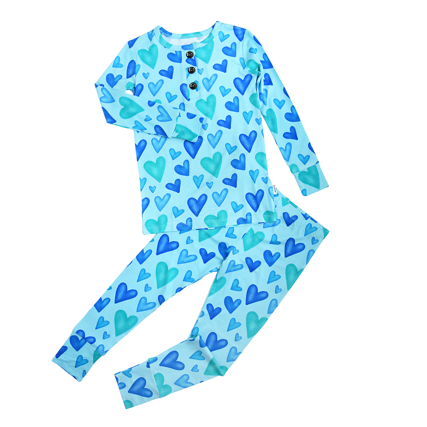 Gigi and Max - Cruz Two Piece Valentines Day Bamboo Lounge Set