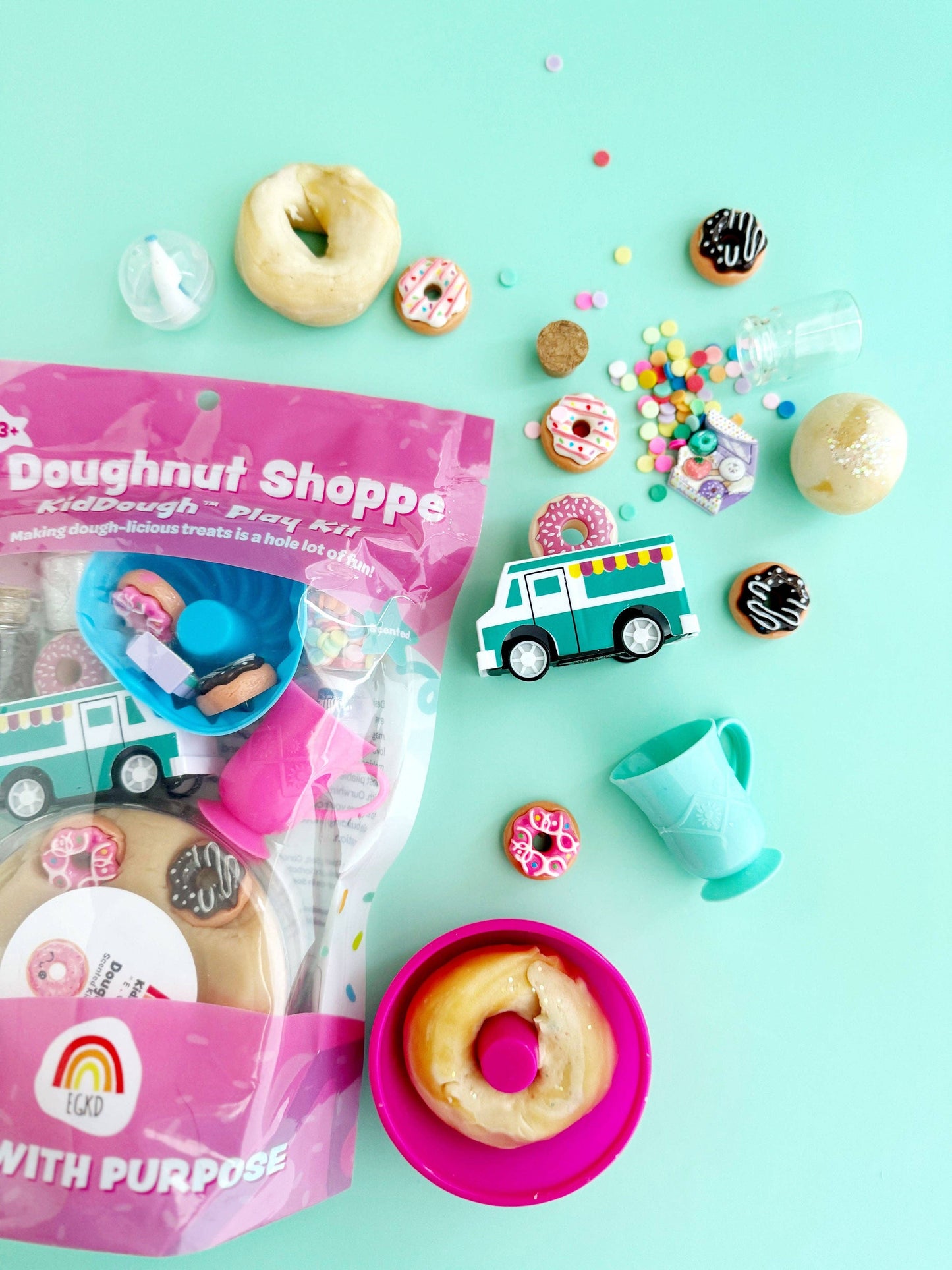 Earth Grown KidDoughs - Doughnut Shoppe KidDough Play Kit