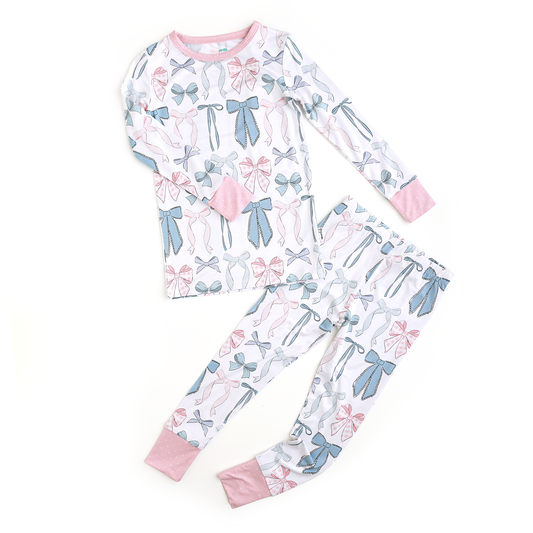 Gigi and Max - Samantha Bows TWO PIECE - NO BUTTON Bamboo Kids Lounge