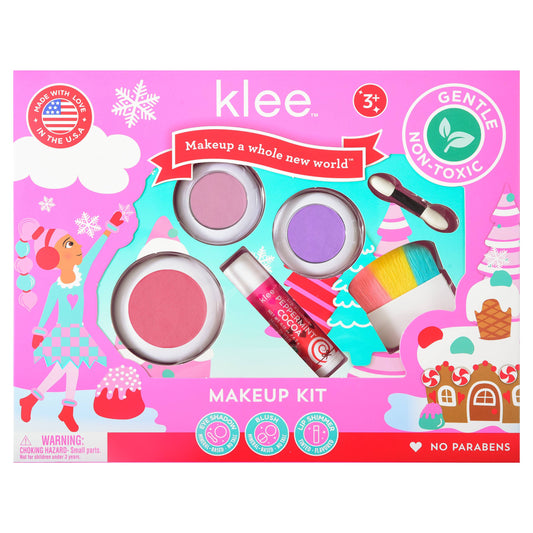 Klee Naturals - Snazzy Santa - Holiday 4PC Mineral Makeup Kit: Sparkly Reineer