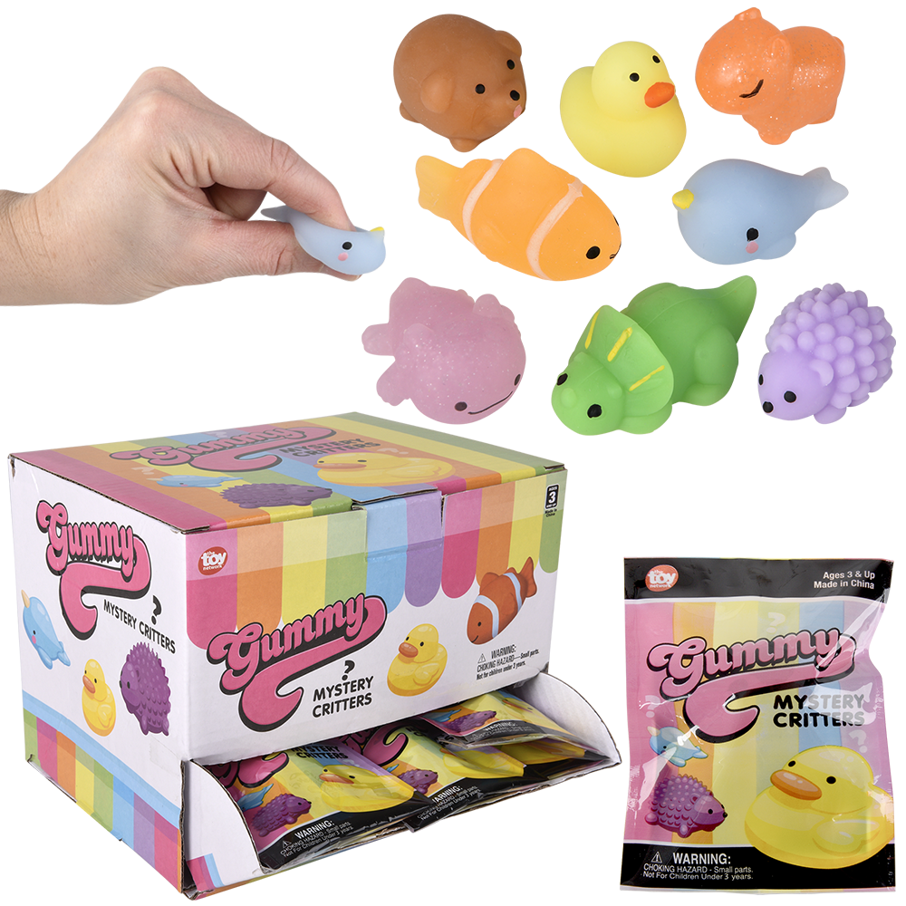 The Toy Network - (T) 1.5" GUMMY ANIMAL BLIND BAG