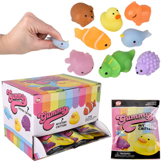 The Toy Network - (T) 1.5" GUMMY ANIMAL BLIND BAG